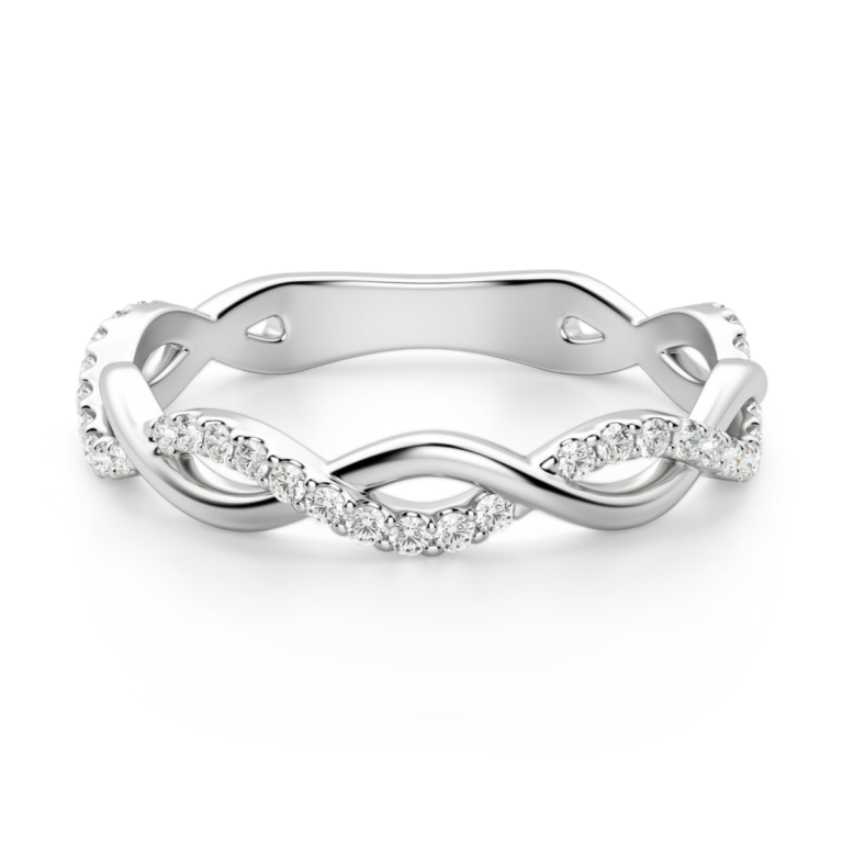 Winding Roads Wedding Band