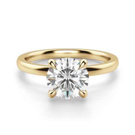 Solstice Round Cut Engagement Ring