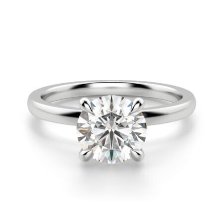 Solstice Round Cut Engagement Ring