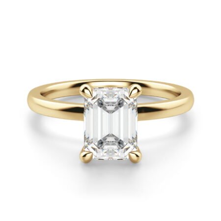 Solstice Emerald Cut Engagement Ring