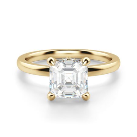 Solstice Asscher Cut Engagement Ring