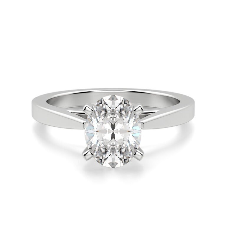 Cathedral Oval Cut