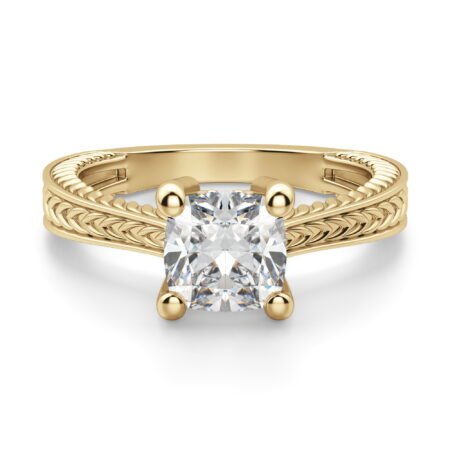 Sage Classic Cushion Cut Engagement Ring