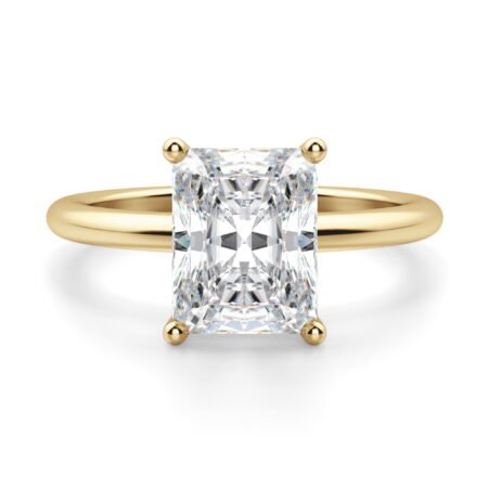 Basket Set Classic Radiant Cut Engagement Ring