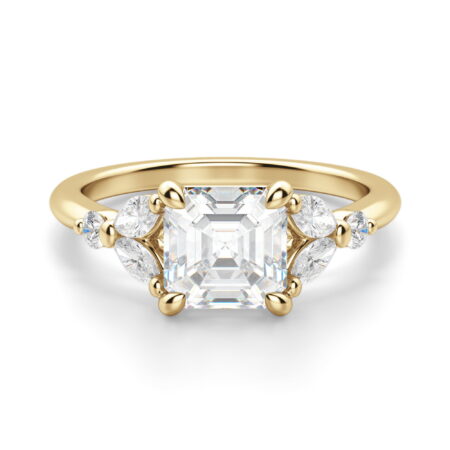 Haven Asscher Cut Engagement Ring