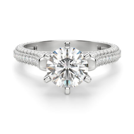 Seine Round Cut Engagement Ring