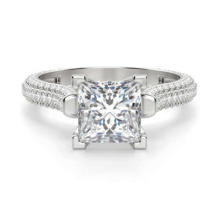 Seine Princess Cut Engagement Ring