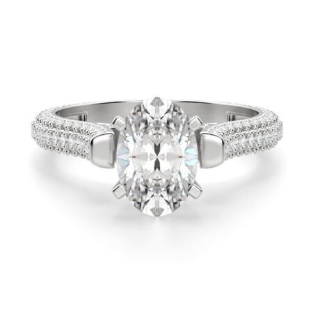 Seine Oval Cut Engagement Ring