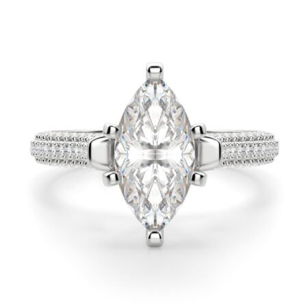 Seine Marquise Cut Engagement Ring