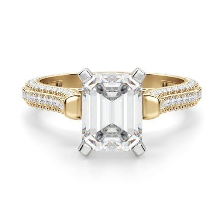 Seine Emerald Cut Engagement Ring