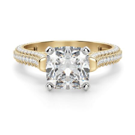 Seine Cushion Cut Engagement Ring