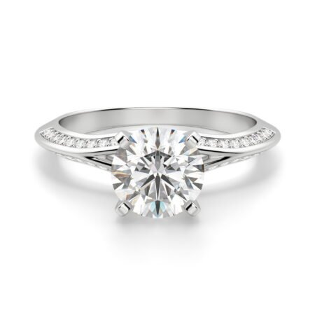 Irene Round Cut Engagement Ring