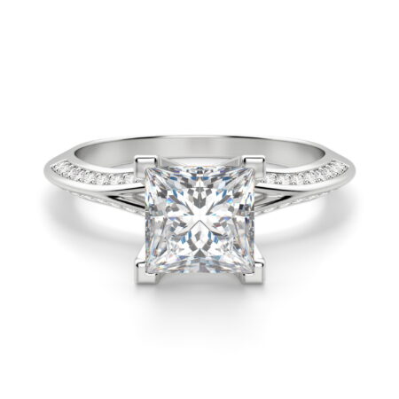 Irene Princess Cut Engagement Ring