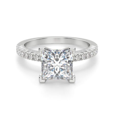 Angelix Princess Cut Engagement Ring