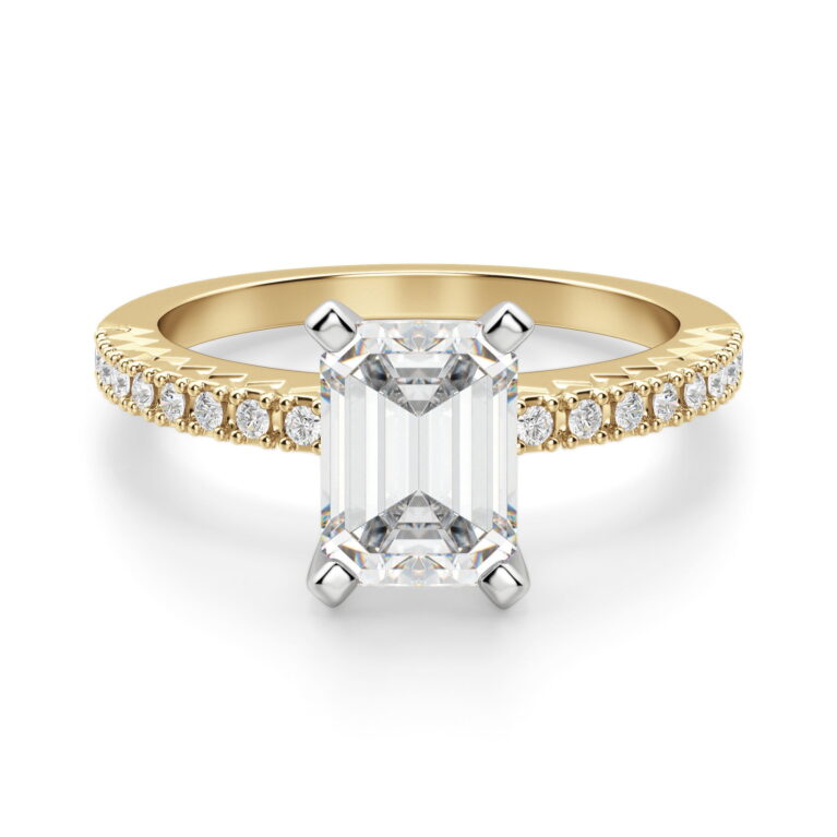Angelix Emerald Cut Engagement Ring