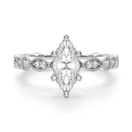 Infinite Love Marquise Cut Engagement Ring