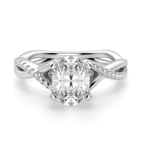 Twisted Accented Oval