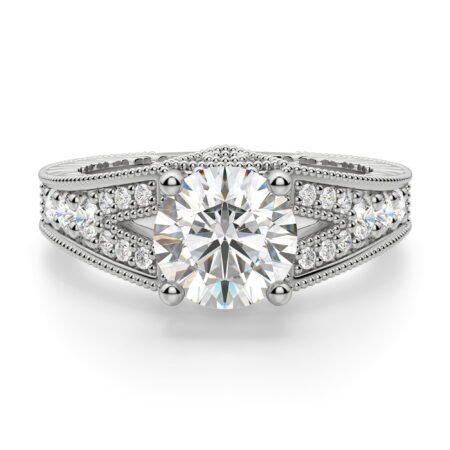 Valencia Round Cut Engagement Ring
