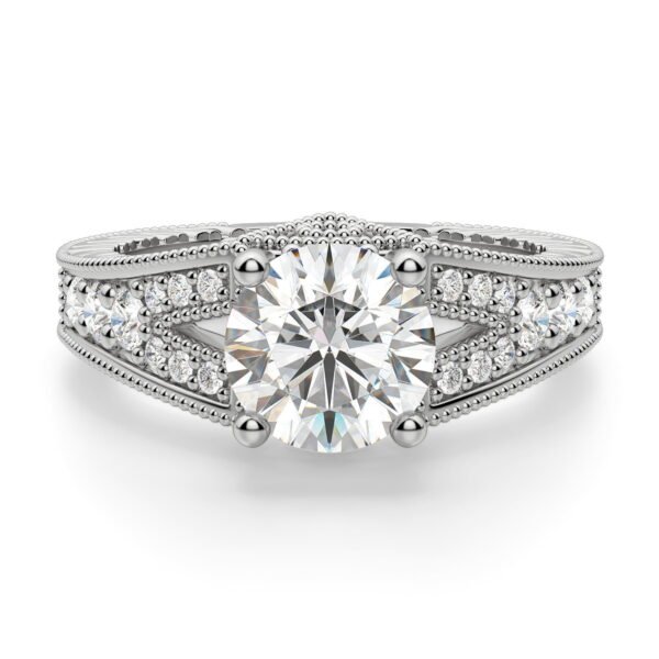 Valencia Round Cut Engagement Ring