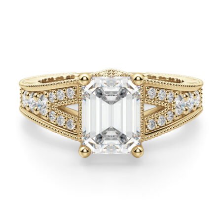 Valencia Emerald Cut Engagement Ring