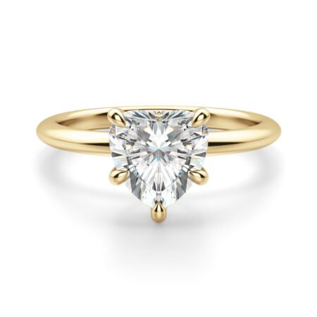 Hidden Halo Classic Heart Cut Engagement Ring