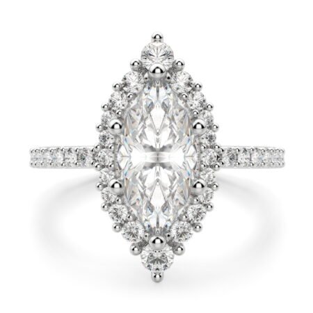 Barcelona Marquise Cut Engagement Ring