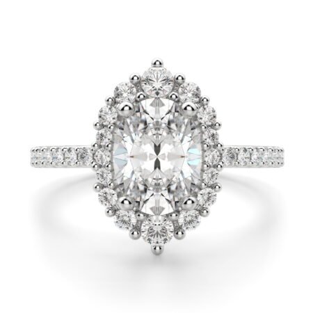 Barcelona Oval Cut Engagement Ring