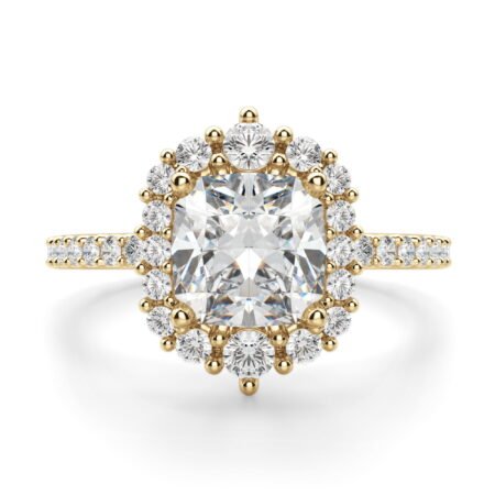 Barcelona Cushion Cut Engagement Ring