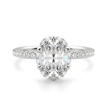 Novara Oval Cut Engagement Ring