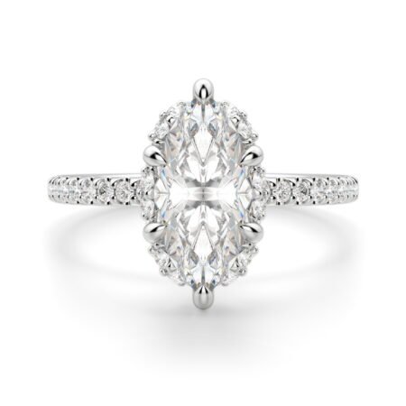 Novara Marquise Cut Engagement Ring