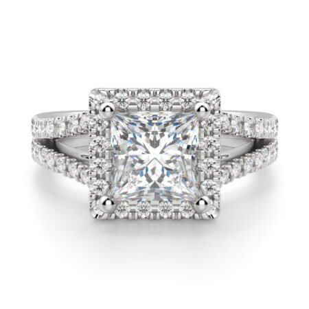 Palm Springs Princess Cut Engagement Ring