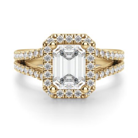 Palm Springs Emerald Cut Engagement Ring