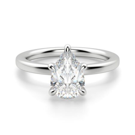 Arezzo Classic Pear Cut Engagement Ring