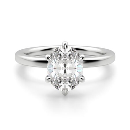 Arezzo Classic Oval Cut Engagement Ring