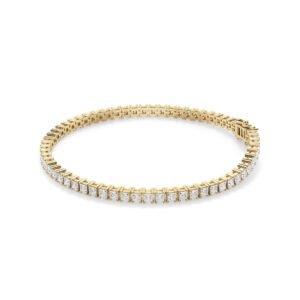 4 Prong Princess Cut Tennis Bracelet 5.00 tcw