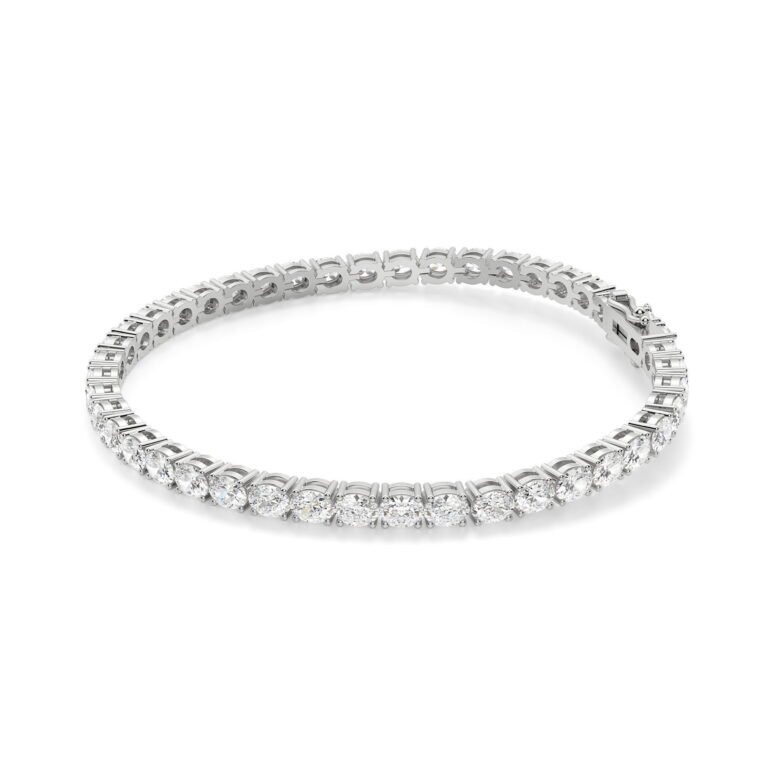4 Prong Oval Cut Tennis Bracelet 8.00 tcw