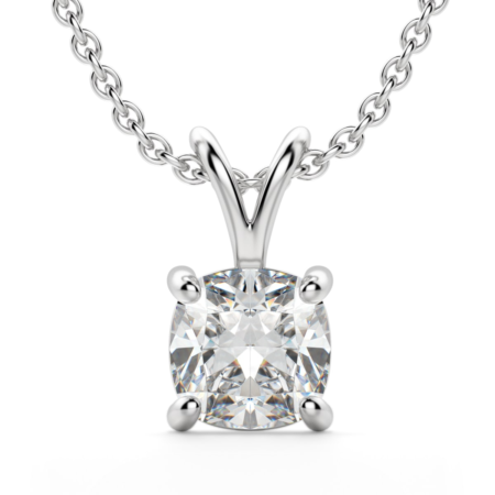 Basket Set Pendant Cushion Cut
