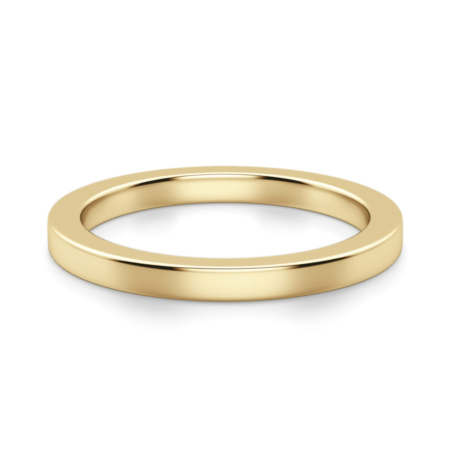 Madrid Classic Wedding Band 14K Yellow Gold