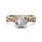 Twisted Accented Emerald
