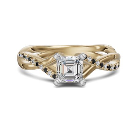 Twisted Accented Asscher