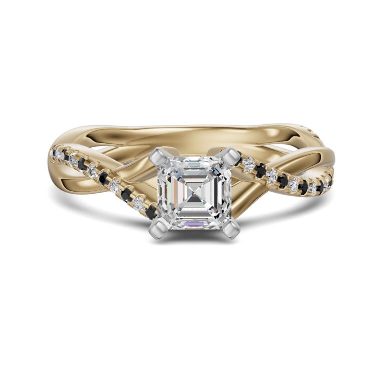 Twisted Accented Asscher