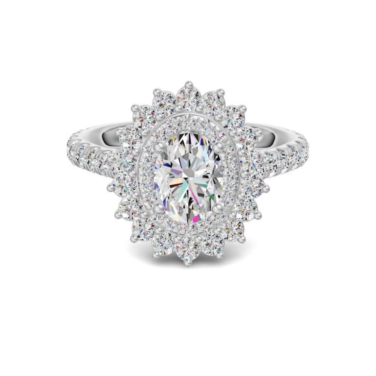 Double Halo Accented