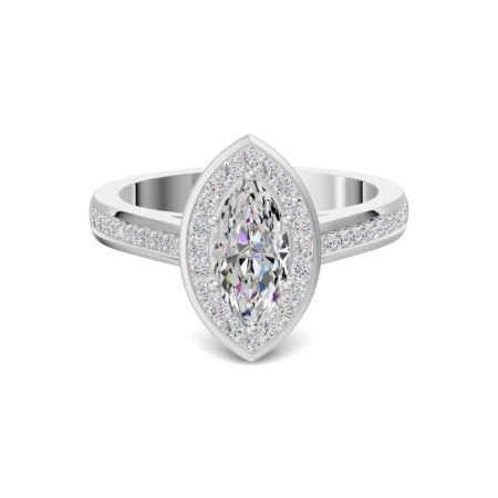 Channel Pave Halo