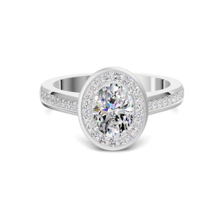 Channel Pave Halo