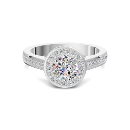 Channel Pave Halo