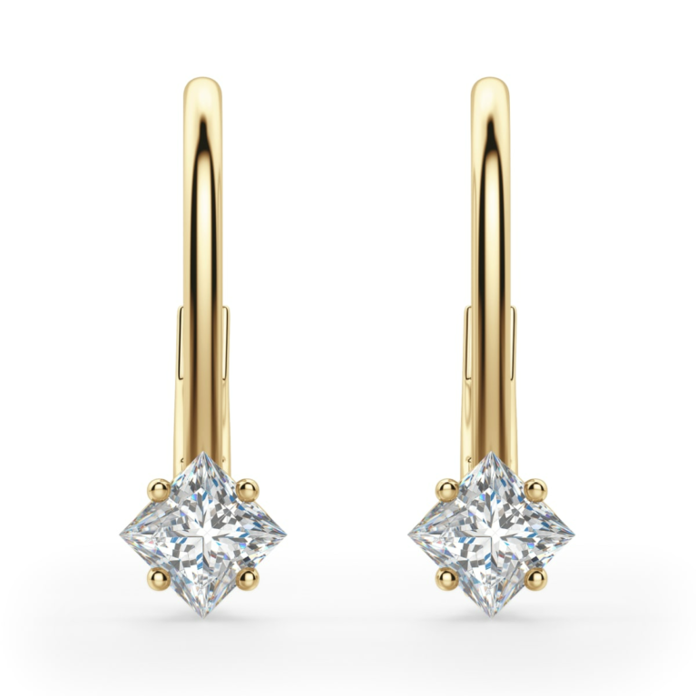 Odette Earrings Princess Cut 0.50 tcw