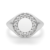 14K White Gold