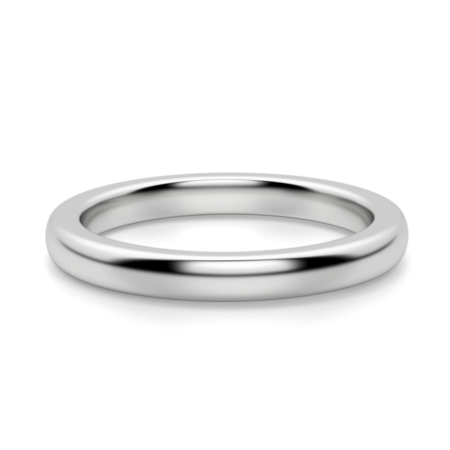San Francisco Wedding Band Platinum Ring Size 6