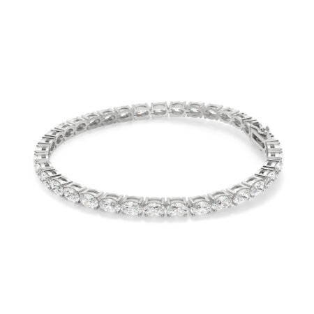 4 Prong Oval Cut Tennis Bracelet 10.00 tcw