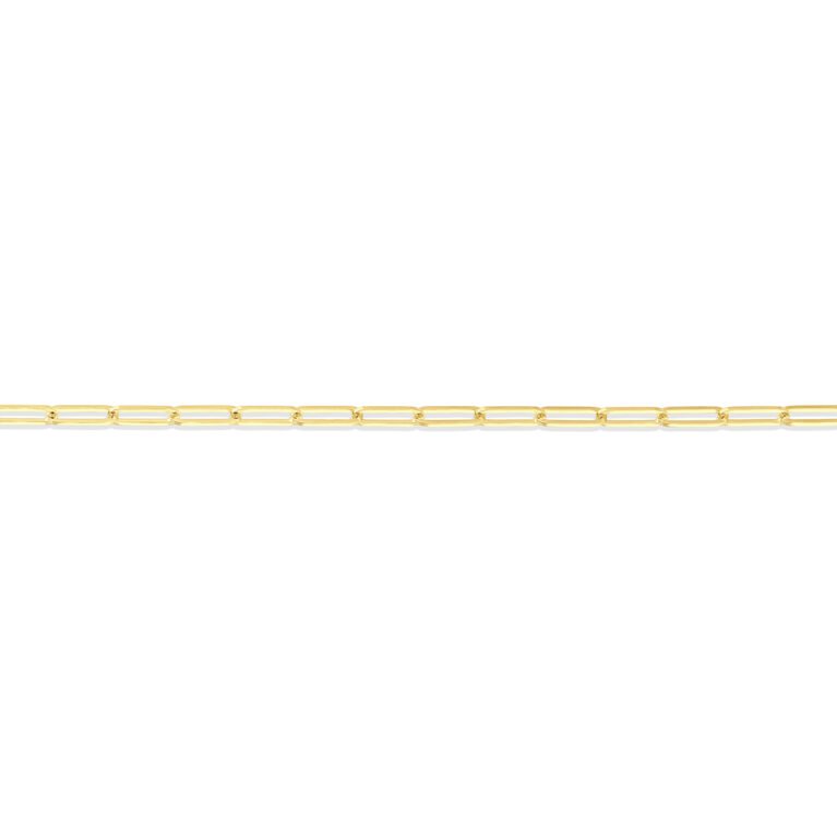Paper Clip Chain 2.10 MM 14K Yellow Gold 16 inches